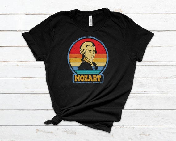 Wolfgang Amadeus Mozart Shirt, Composer T-shirt,Classical Music Tshirt,  Gift for Musician, Hoodie, Tank Top, Kids, 5XL