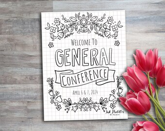 Instant Digital Download - General Conference Notes / BUJO Bundle