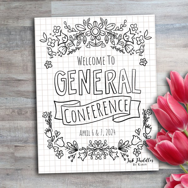 Instant Digital Download - General Conference Notes / BUJO Bundle