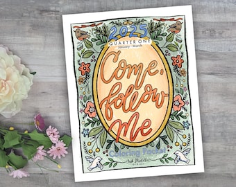 Instant Digital Download | 2025 Come Follow Me Coloring Book - Jan-Mar | Church of Jesus Christ of Latter-day Saints | Doctrine & Covenants