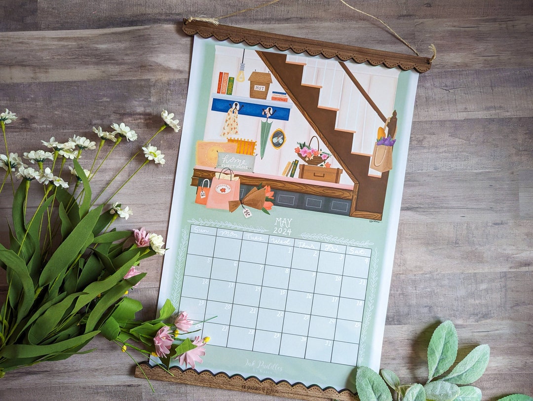 2025 2026 Calendar Dahlia Wall Calendar With Poster Hanger 11x17 Pick