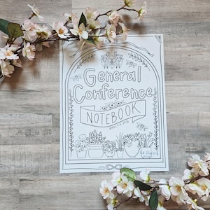 Instant Digital Download | Spring 2026 General Conference Notes | General Conference Packet | Plus Youth Version | YW GC Notes | BUJO Bundle