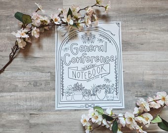 Instant Digital Download | Spring 2026 General Conference Notes | General Conference Packet | Plus Youth Version | YW GC Notes | BUJO Bundle