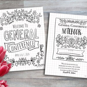 Instant Digital Download General Conference Notes / BUJO Bundle image 2