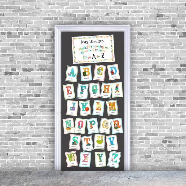 Instant Digital Download - Teacher Appreciation Door Decoration - Printable - School Door Decoration - Teacher Appreciation Week