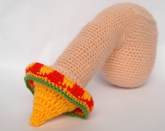Cock crochet knit pattern ring Barely clip free legal porn