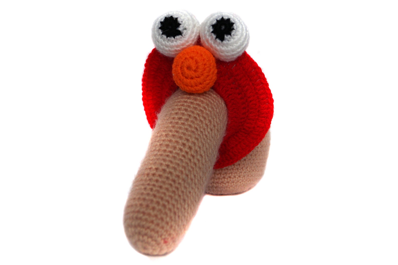 Crochet Willy Warmer Cock Sock Red Men's Underwear