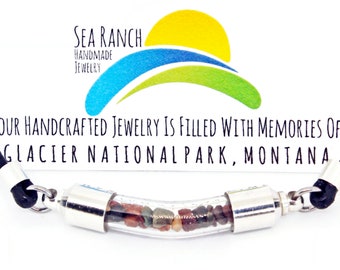 OHIO MN or Montana Sand Bracelet | Sandusky Cedar Point | Huron OH | Lake Marion Mn | Glacier National Park Lake McDonald |