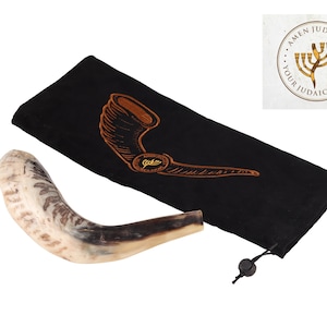 Amen Jejuda, Widderhorn Shofar Aus Jerusalem Mit Tasche Großer Klang