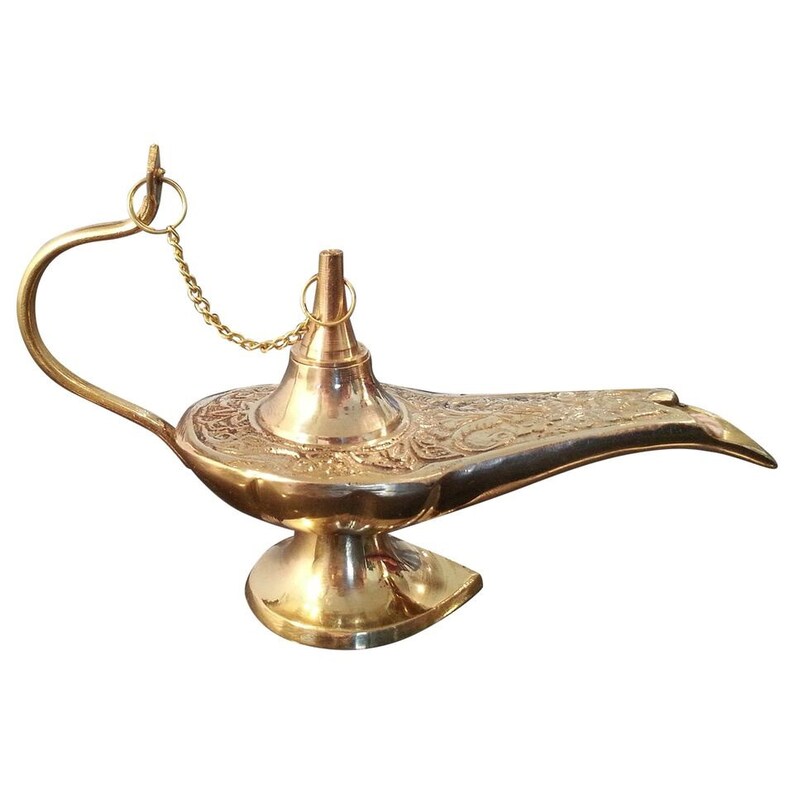 Aladdin oil lamp made of brass 16 cm 6.2 Inch Etsy