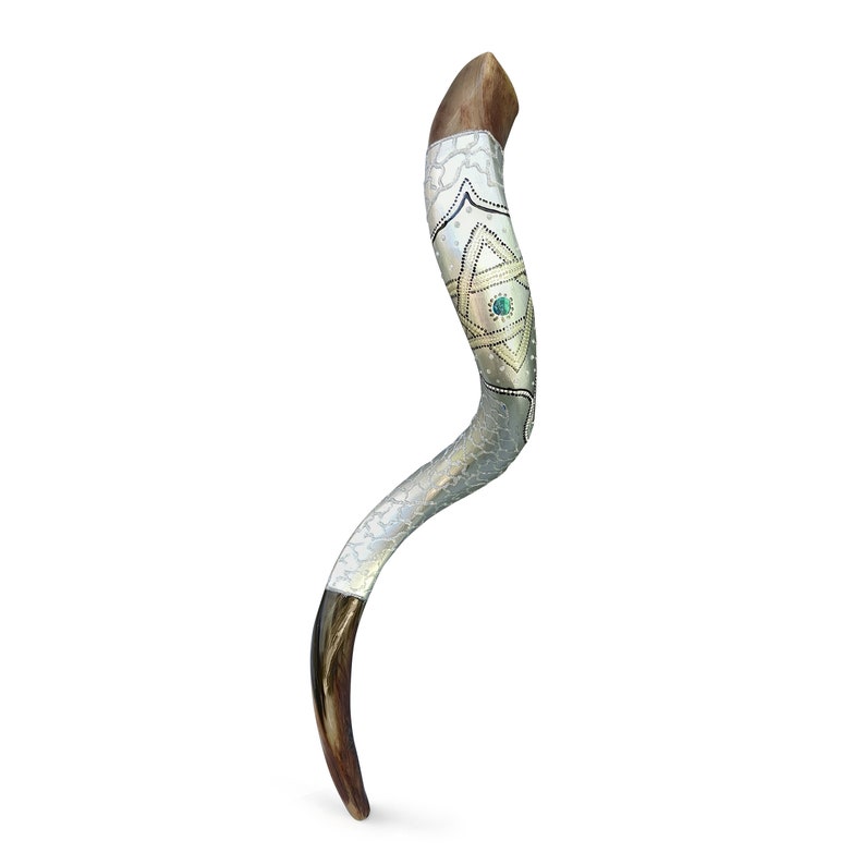 Beautiful Kudu Horn Shofar Hand Painted With Star of David 28 Etsy