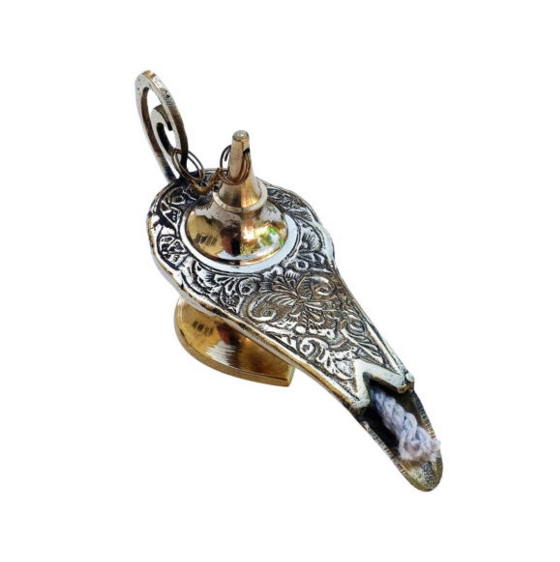 Beautiful Aladdin Oil Lamp made of Brass 6 Inch Length Etsy