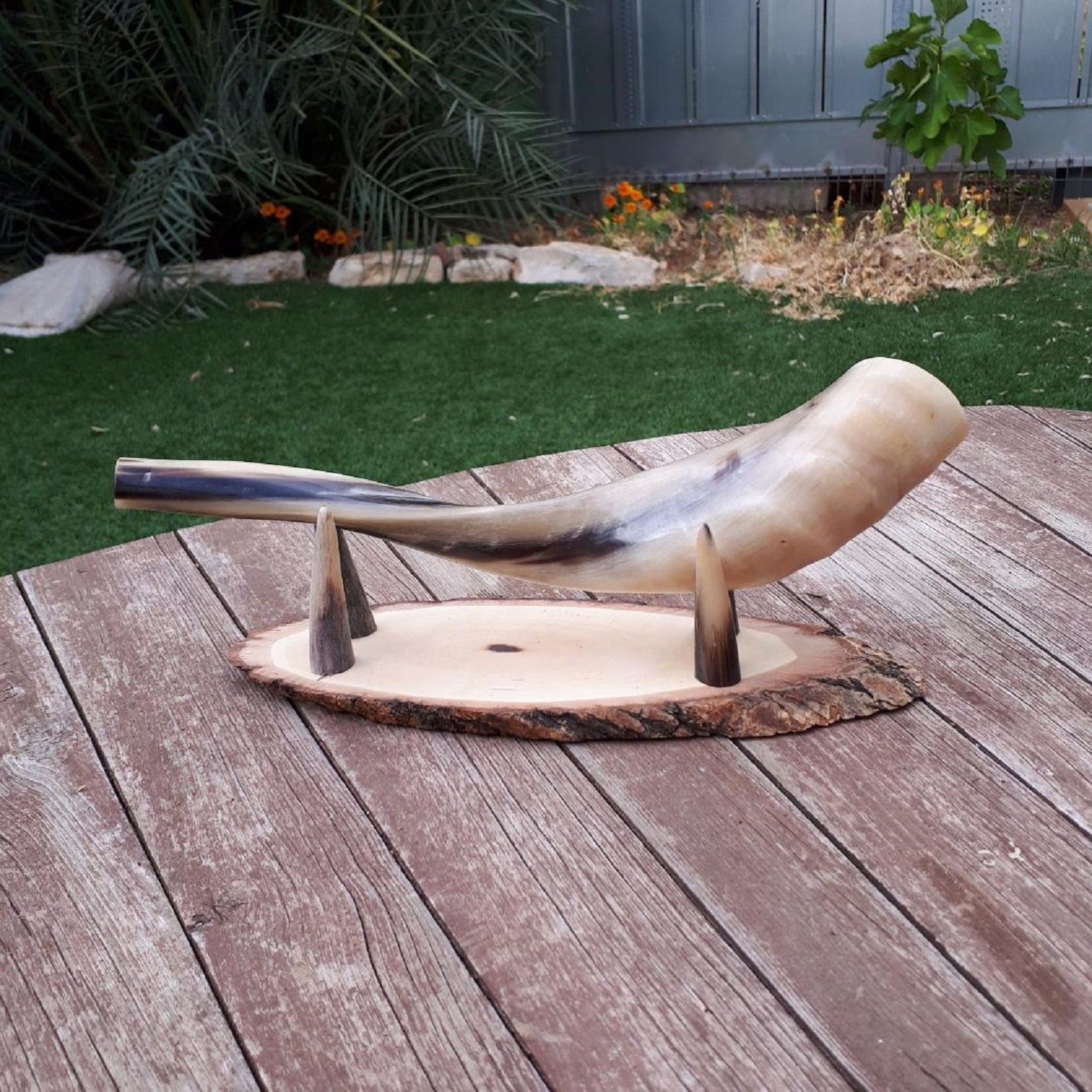 Shofar Stand Holder Ram Horn Shofar Trumpet from Israel Full Etsy