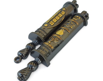 Mezouzah Avec Étoile De David - Boîtier Métal Pour Porte, Décoration Spirituelle Juive - 2