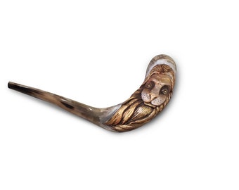 Ram Horn Engrave With Lion Of Judah