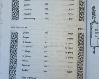 革製のユダヤ教の完全聖書本、ヘブライ語、英語、ユダヤ教の旧約聖書