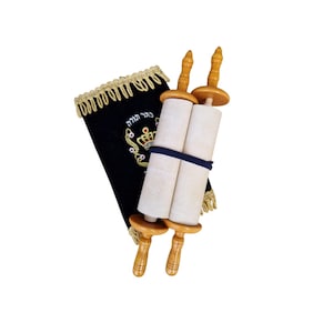 Rotolo della Bibbia ebraica Sefer Torah (33 cm)