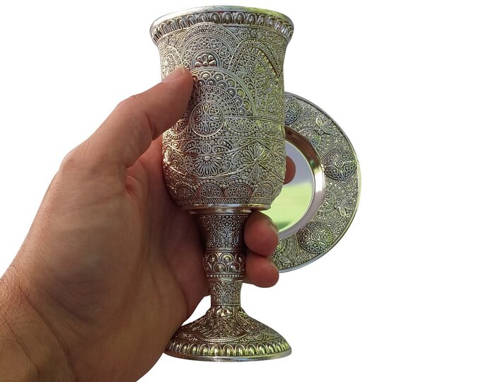 Personalized Kiddush Cup,ceramic Kiddush Cup,kiddish Cup,custom Kiddush