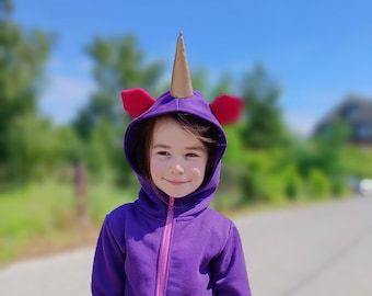 Halloween Unicorn kids hoodie unicorn party costume Halloween gift