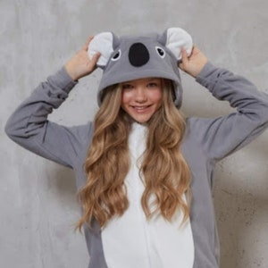 Kids koala costume koala costume Adult koala hoodie koala birthday gift