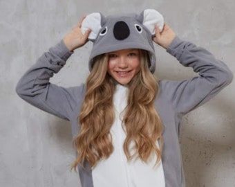 Kids koala costume koala costume Adult koala hoodie koala birthday gift