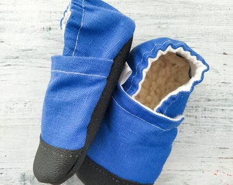 royal blue soft shoes for baby Blue baby shoes Newborn blue clothing Baby boy shoes Baby girl shoes Blue baby slippers Blue toddler shoes