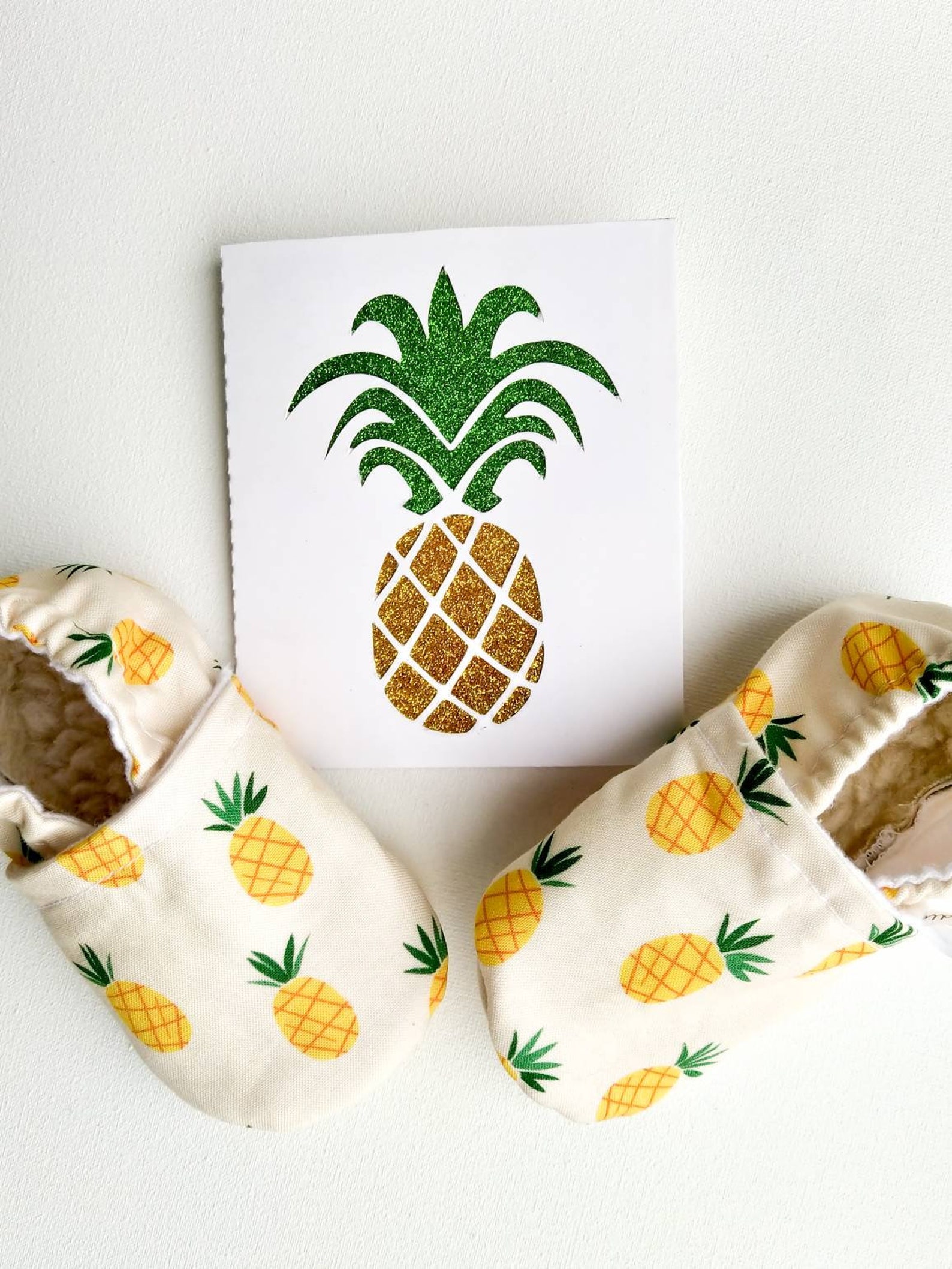 Pineapple Baby Shoes Pineapple Party Shoes Yellow Kids Shoes Etsy