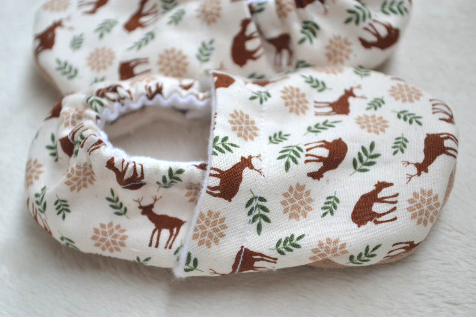 Deer Baby Shoes Antler Baby Clothes Deer Girl Shoes Deer Baby Etsy