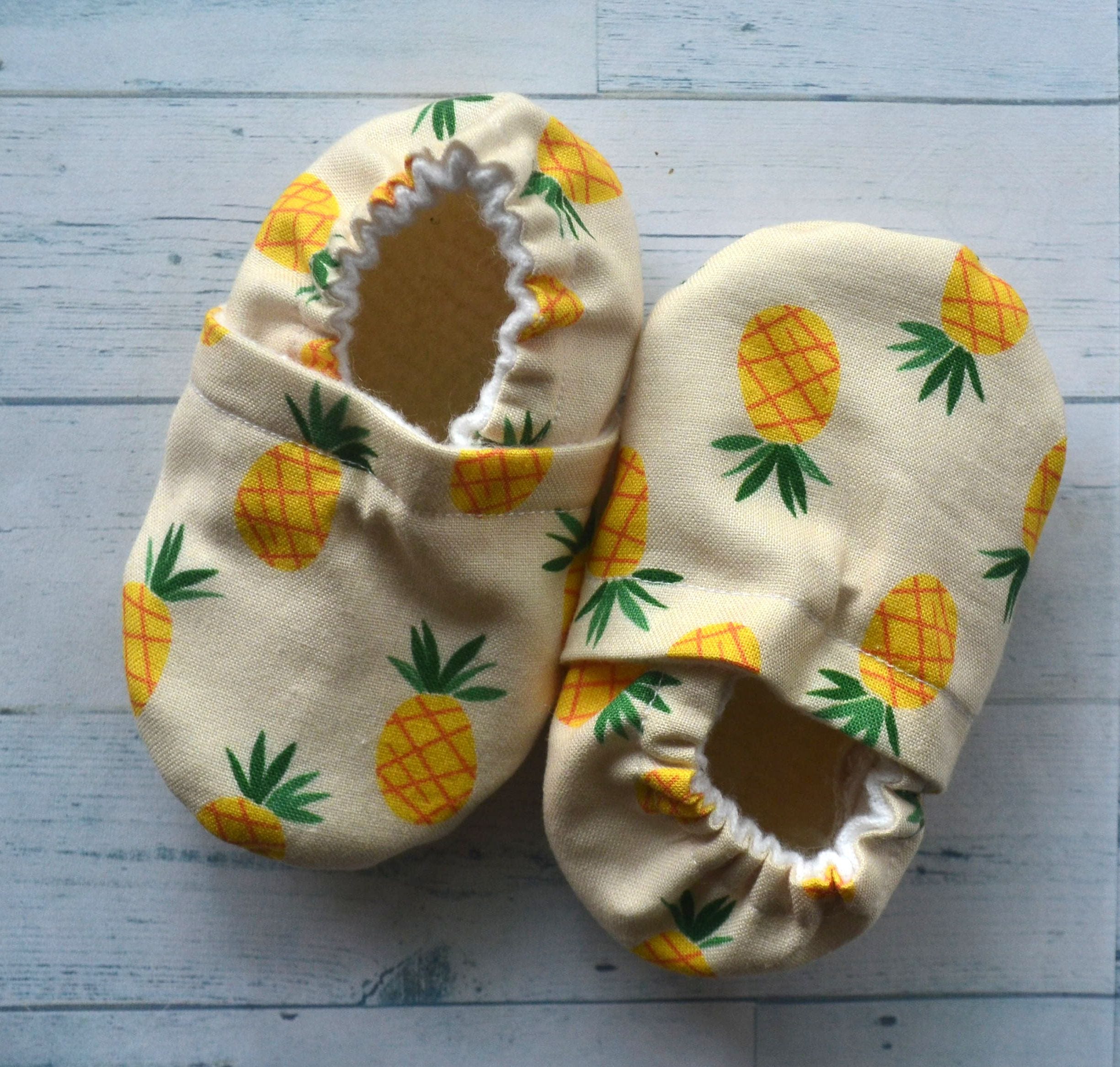 pineapple jelly shoes