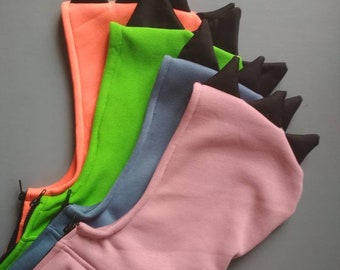 Halloween Dinosaur Hoodie: Kids Costume with Spikes