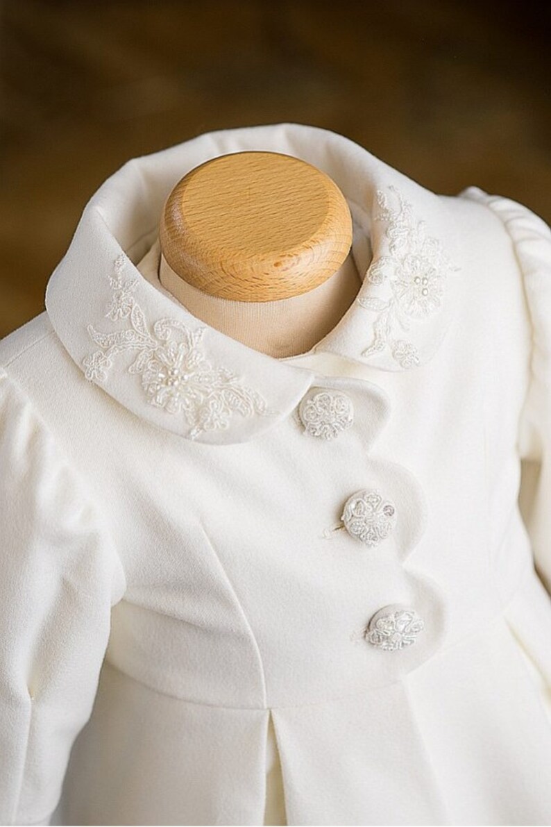 Baby Girl Coat Kate Ivory Girl Coat Special Occasion Girl Etsy