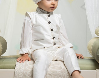 Prince Ali Boy Special Occasion Wear, Elegant Baby Outfits, Baby Boy Prince Costume, Royal Boy Suit, First Birthday Suit