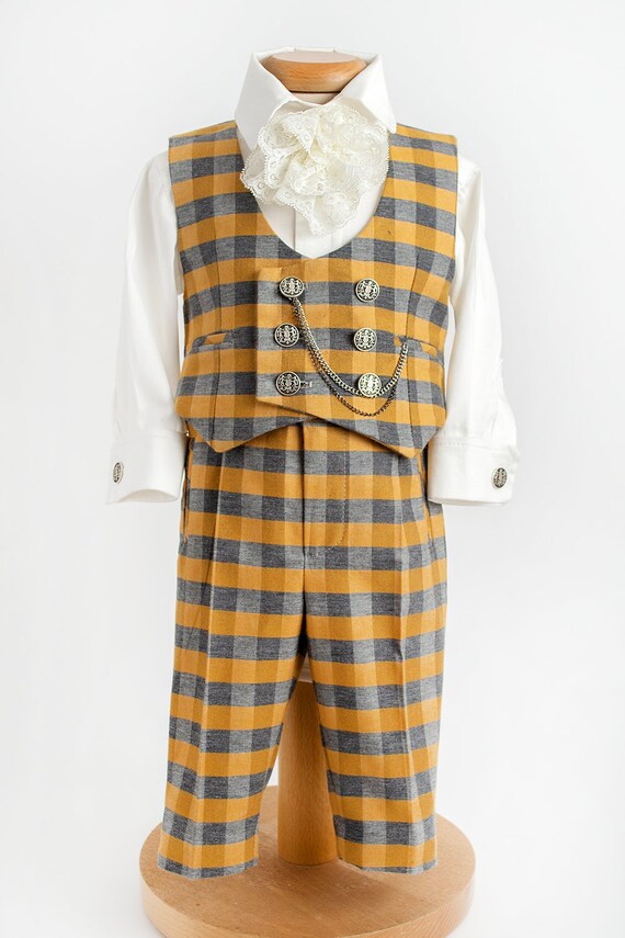 baby boy tweed suit