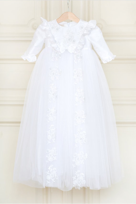 white princess dress for baby girl