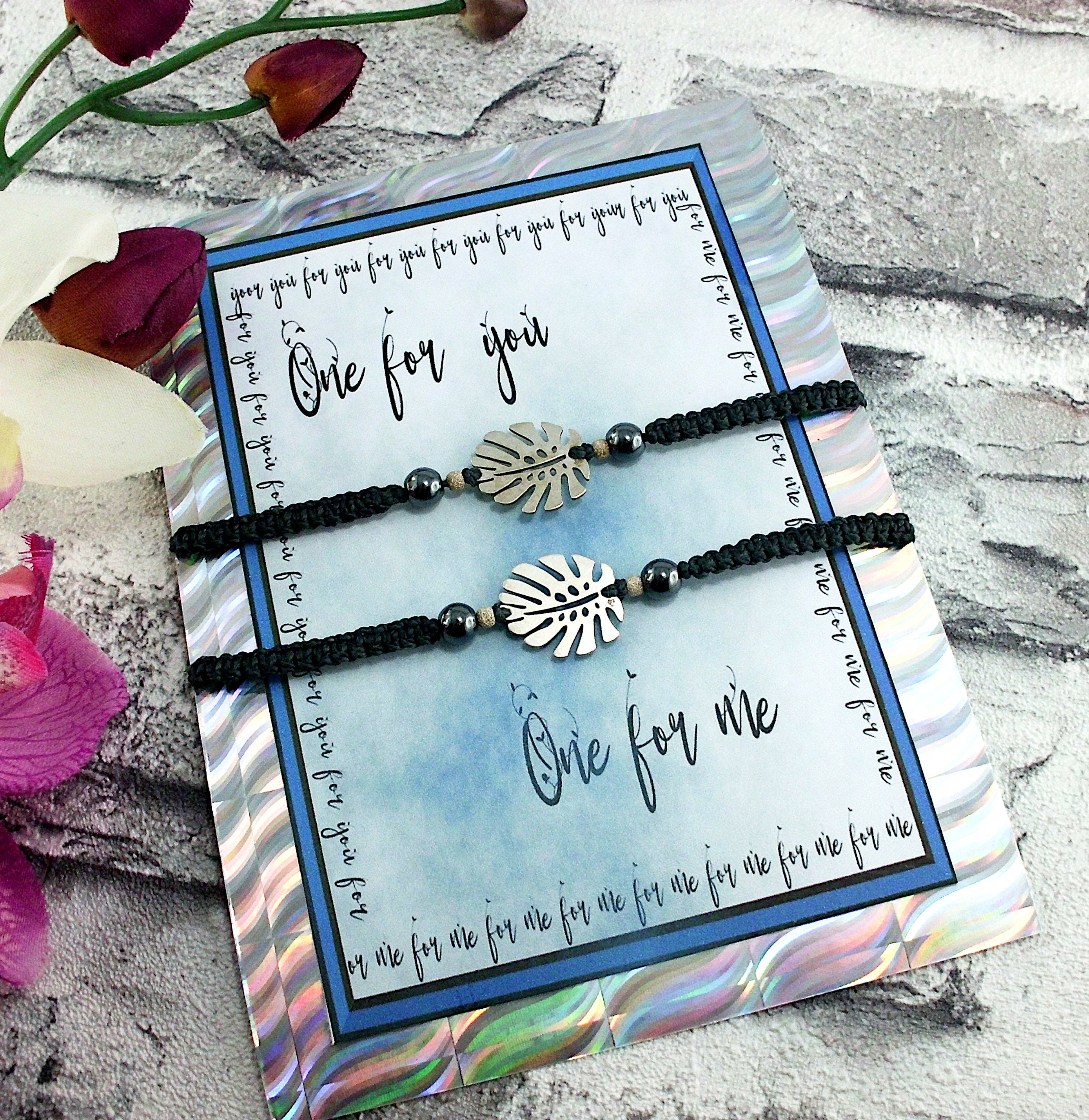 Ein Armband für die Freundschaft, Partnerarmbänder, für die beste