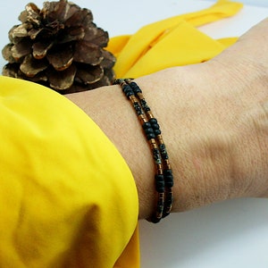 vergoldete Layerarmbänder ,filigran, vergoldeten Perlen, Freundschaftsarmband, gestapelt Freundschaftsarmbändchen, Armband personalisiert