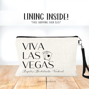 Personalized Bachelorette Bag, Viva Las Vegas Trip Bag, Bridal Party Gifts, Bachelorette Weekend, Vegas Girls Trip, Vegas before Vows Trip
