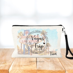 Personalized Vegas Trip Bag, Casino Bag, Casino Crew, Las Vegas Casino Accessories, Girls Trip to Vegas Casino Money Pouch, Casino Cash Bag