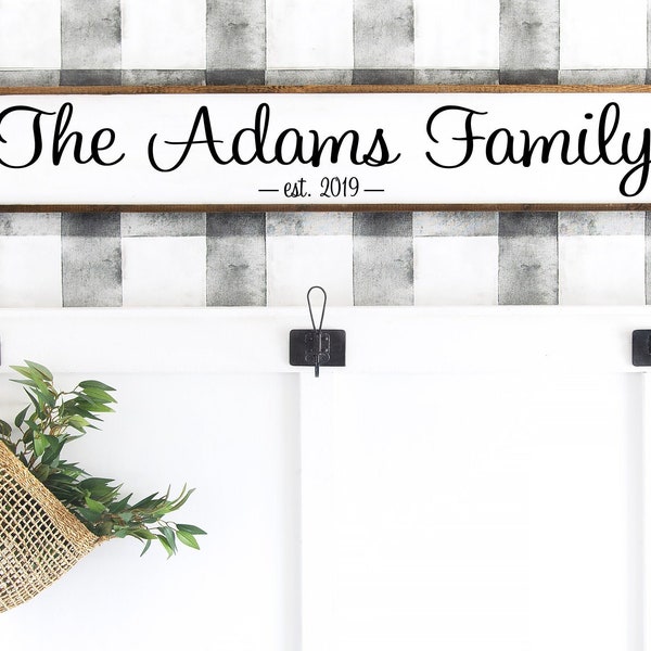 Last Name Wall Art Etsy