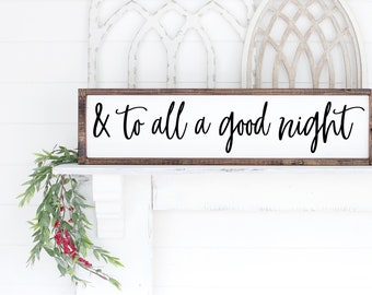 To All A Good Night Etsy