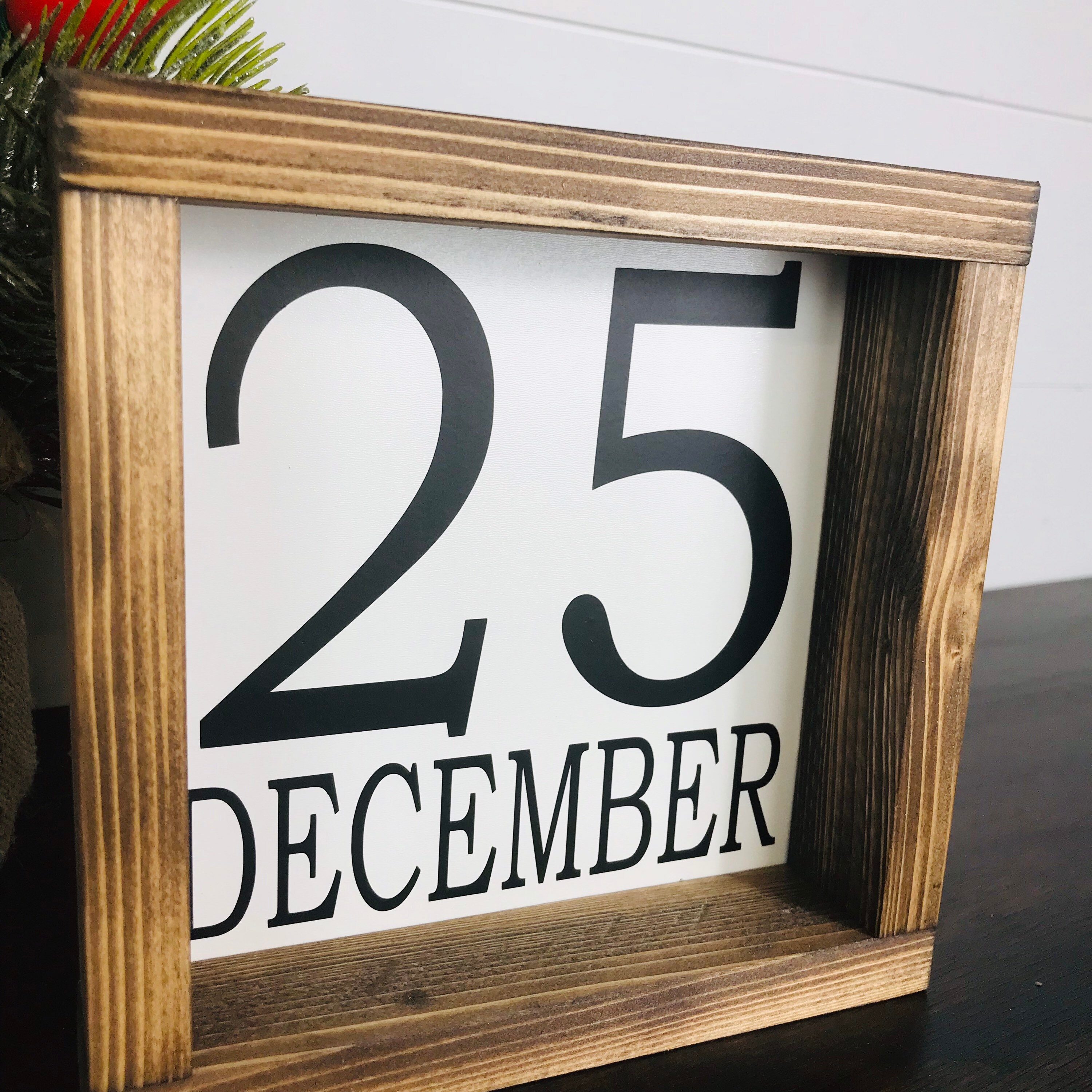 Dates Rack Designs Custom Calendar Date Sign, Wedding, Birthdate, Personalized Framed ...