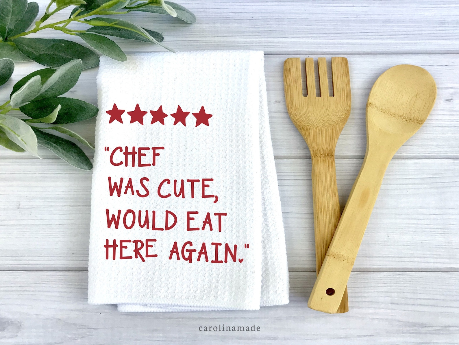 Five Star Chef was cute kitchen towel, 5 Star Would Eat Here Again, Trendy Kitchen Decor, Fun Dish Towels, Kitchen Hand Towel, Gift for Chef