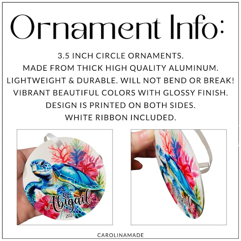 Polar Bear Christmas Ornament, Personalized Child's Ornament, Brother