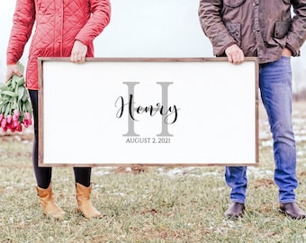 Alternativa al libro de firmas de boda, Letrero de boda personalizado enmarcado, Libro de firmas personalizado, Registro de invitados a la boda, Boda bohemia estilo granja, Impresión