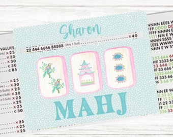 Mahjong Line Reader, Personalized Mahjong Line Finder Accessory, Custom Gift for Mahjong Player, Mah Jongg Tournament, Mahjong Lover Gifts