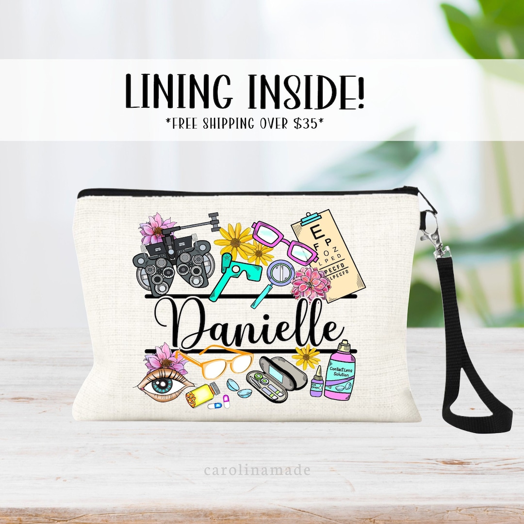 Ophthalmologist Makeup Bag, Ophthalmology Bag, Custom Optometry ...