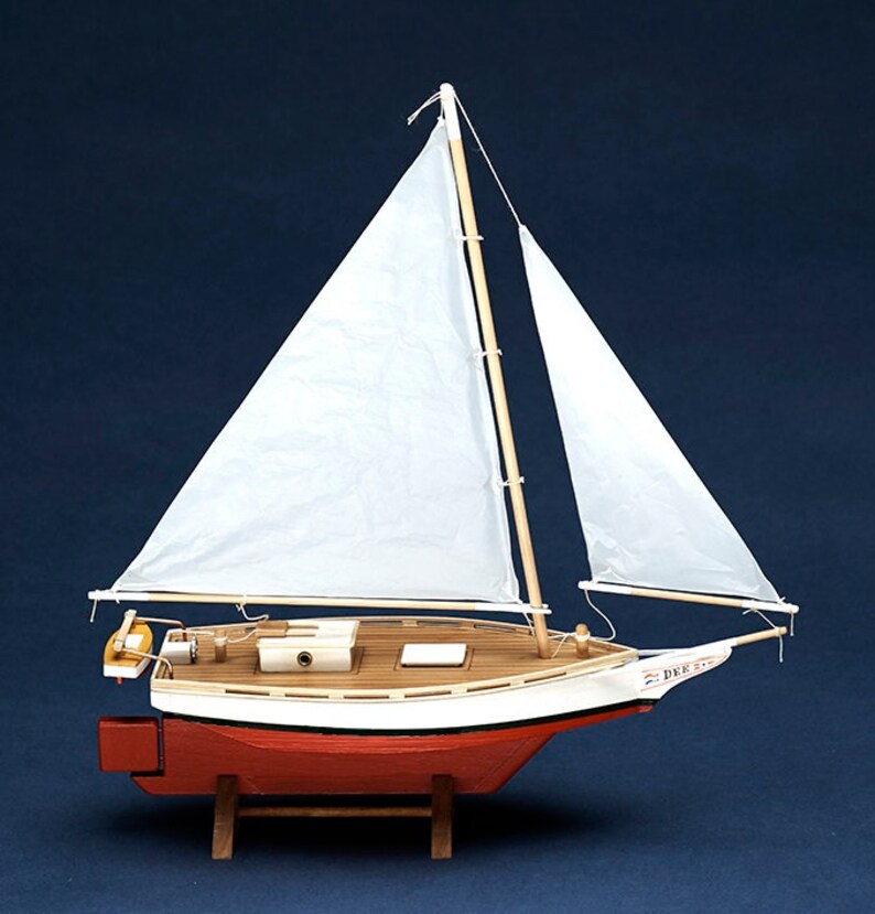 SKIPJACK 12 Wooden Model Boat Toy Boat Sailing Kit A | Etsy