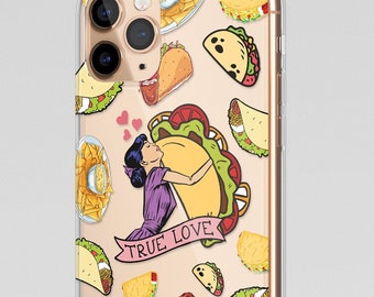 Taco Lover Gift iPhone 14 Plus Case, Tacos Tuesday 13 Mini Cover - Tumblr True Love Mexican Food iPhone 15 Pro Cover