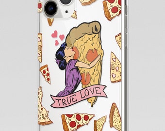 Pizza iPhone 15 Plus Case, Christmas Gift for Husband iPhone 13 Cover - True Love Pizza Samsung Galaxy S23 Case