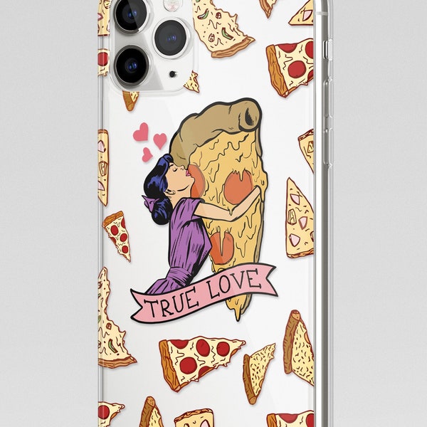 Pizza iPhone 15 Plus Case, Christmas Gift for Husband iPhone 13 Cover - True Love Pizza Samsung Galaxy S23 Case